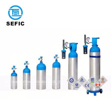 (1) 5 Liter high pressure oxygen aluminum cylinders